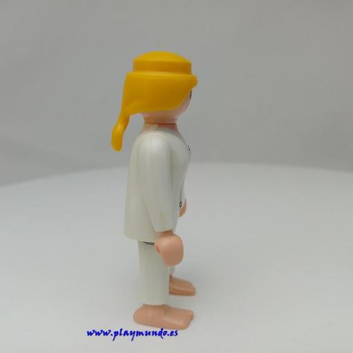 PLAYMOBIL MUJER MUÑECO JUDO KARATE CLICK  MOD223 [1]
