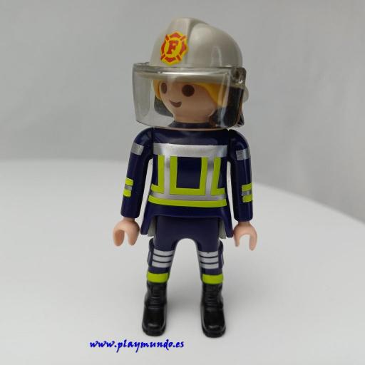 PLAYMOBIL MUÑECO CLICK MUJER BOMBERO  MOD2599