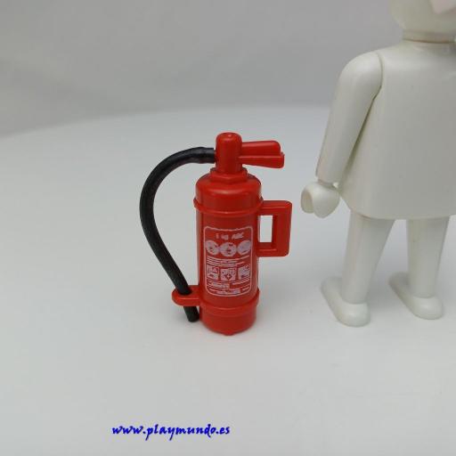 PLAYMOBIL EXTINTOR INCENDIOS BOMBEROS