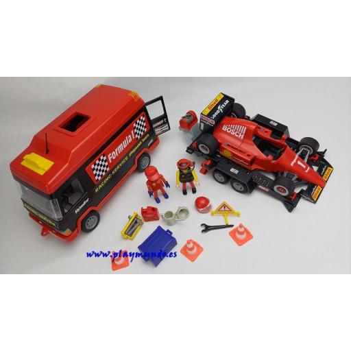 PLAYMOBIL  3289 EQUIPO DE CARRERAS DE FORMULA 1 (AÑO 2002) [1]