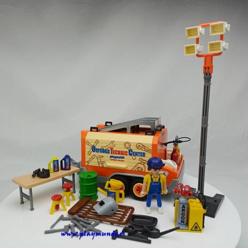 PLAYMOBIL  4422  REMOLQUE ASISTENCIA RALLY (AÑO 2004) [0]