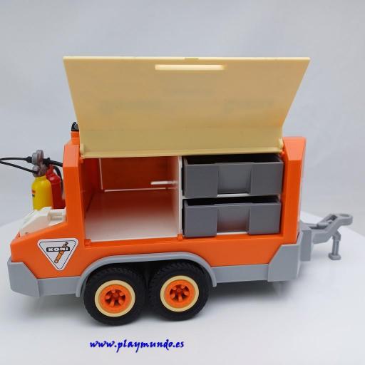 PLAYMOBIL  4422  REMOLQUE ASISTENCIA RALLY (AÑO 2004) [5]