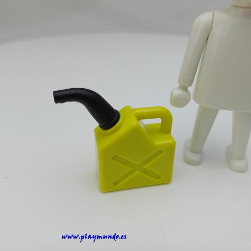 PLAYMOBIL GARRAFA AMARILLA GASOLINA ACEITE AUTOMOVIL COCHE MOD02 [0]