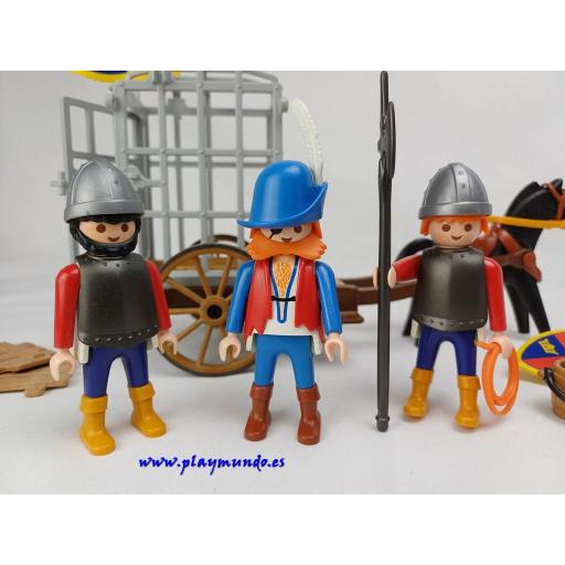 PLAYMOBIL 3674 TRANSPORTE DE BANDIDO MEDIEVAL (AÑO 1993 -2002) [1]