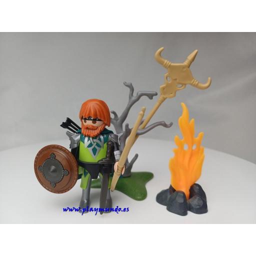 PLAYMOBIL 5293 SPECIAL GUERRERO CELTA CON FOGATA  (AÑO 2013) [1]