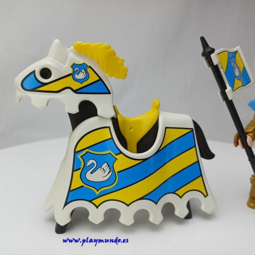 PLAYMOBIL 3024 CABALLERO CISNE (AÑO 1999) [2]