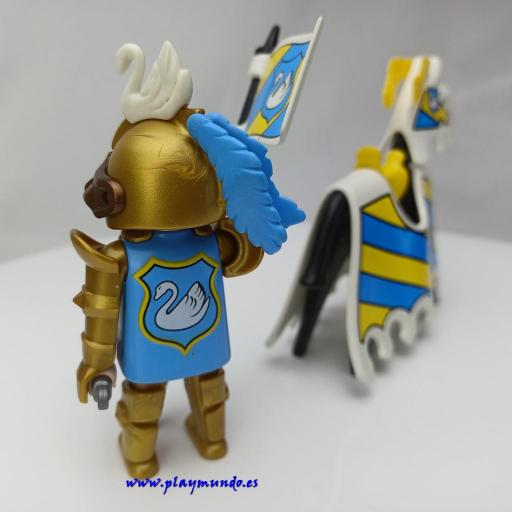 PLAYMOBIL 3024 CABALLERO CISNE (AÑO 1999) [5]