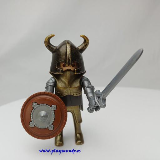 PLAYMOBIL GUERRERO CABALLERO MEDIEVAL MUÑECO CLICK  MOD1022