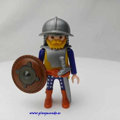PLAYMOBIL GUERRERO CABALLERO MEDIEVAL MUÑECO CLICK  MOD1048 [0]