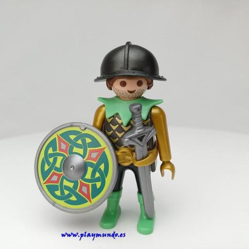 PLAYMOBIL GUERRERO CABALLERO MEDIEVAL MUÑECO CLICK  MOD1051 [0]