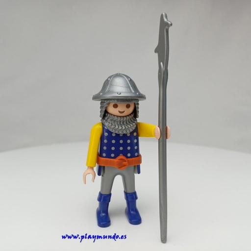 PLAYMOBIL GUERRERO CABALLERO MEDIEVAL MUÑECO CLICK  MOD1053 [0]