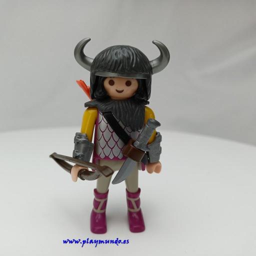 PLAYMOBIL GUERRERO CABALLERO MEDIEVAL MUÑECO CLICK  MOD1055 [0]