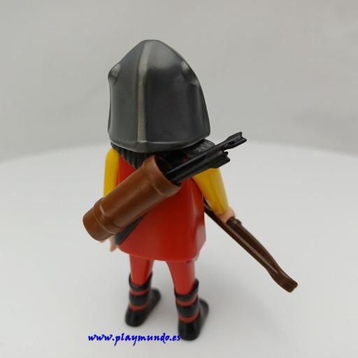 PLAYMOBIL GUERRERO CABALLERO MEDIEVAL MUÑECO CLICK  MOD1056 [1]