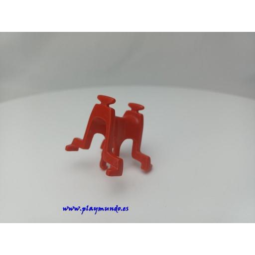 PLAYMOBIL MONTURA ROJA ASNO BURRO PRIMERA EPOCA [1]