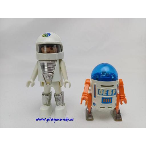 PLAYMOBIL 3591 ROBOT Y ASTRONAUTA PLAYMOSPACE (AÑO 1981)  [1]