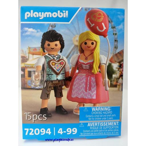 PLAYMOBIL 72094 PAREJA BAVARA CON TRAJE TRADICIONAL [1]