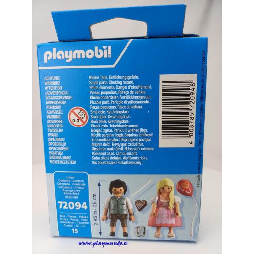 PLAYMOBIL 72094 PAREJA BAVARA CON TRAJE TRADICIONAL [0]