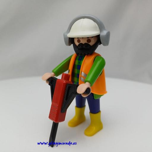 PLAYMOBIL SERIE 6 CHICOS OBRERO CONSTRUCCION