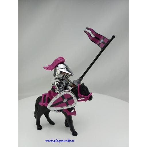PLAYMOBIL 4434 CABALLERO PLATEADO (AÑO 2005-2007) [1]