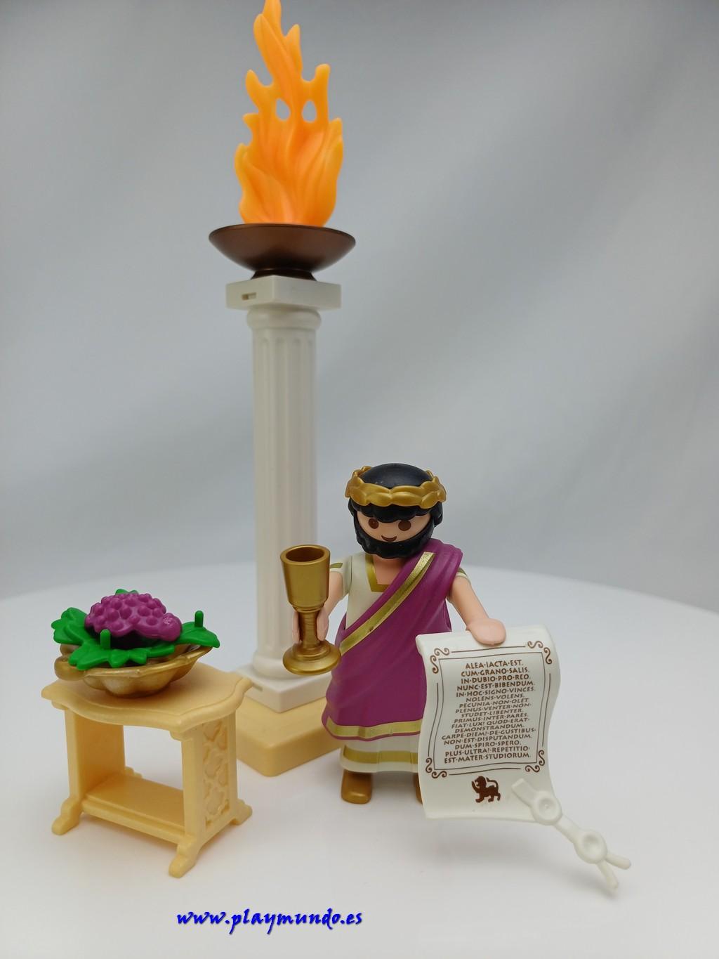 PLAYMOBIL 4277 CESAR EMPERADOR ROMANO SENADOR (AÑO 2006 - 2008)