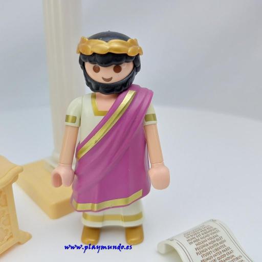 PLAYMOBIL 4277 CESAR  EMPERADOR ROMANO SENADOR (AÑO 2006 - 2008) [2]