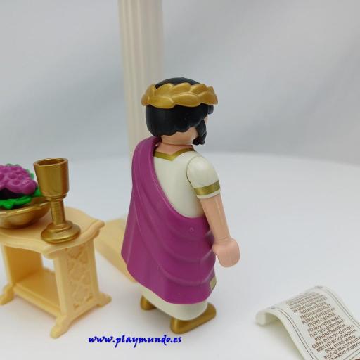 PLAYMOBIL 4277 CESAR  EMPERADOR ROMANO SENADOR (AÑO 2006 - 2008) [3]