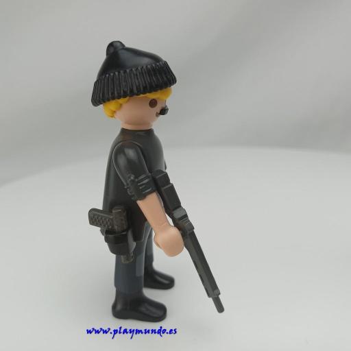 PLAYMOBIL MUÑECO CLICK POLICIA AGENTE ESPECIAL MOD489 [1]