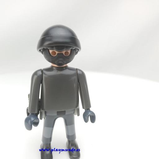 PLAYMOBIL MUÑECO CLICK POLICIA AGENTE ESPECIAL MOD491 [0]