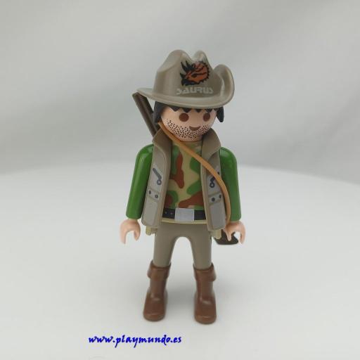 PLAYMOBIL MUÑECO CLICK  GUARDA RESERVA CAZADOR [0]