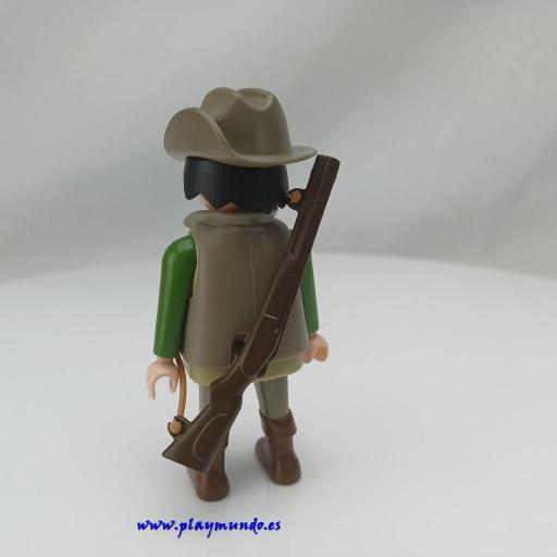 PLAYMOBIL MUÑECO CLICK  GUARDA RESERVA CAZADOR [1]