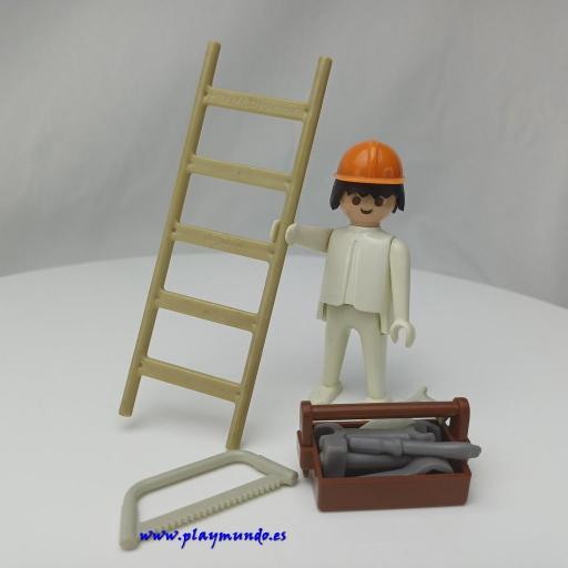 PLAYMOBIL 3311 OPERARIO DE CONSTRUCCION (AÑO 1976) [1]