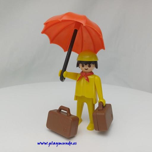 PLAYMOBIL 3322 HOMBRE CON PARAGUAS (AÑO 1976) [0]