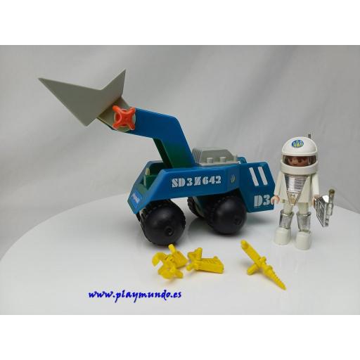 PLAYMOBIL  3557  VEHICULO PLAYMOSPACE EXCAVADORA (AÑO 1982-1986) [0]