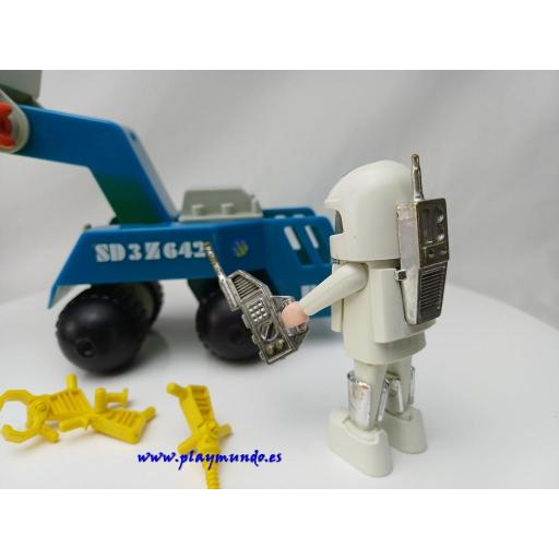 PLAYMOBIL  3557  VEHICULO PLAYMOSPACE EXCAVADORA (AÑO 1982-1986) [1]