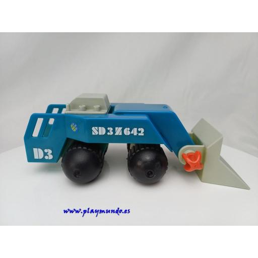 PLAYMOBIL  3557  VEHICULO PLAYMOSPACE EXCAVADORA (AÑO 1982-1986) [4]