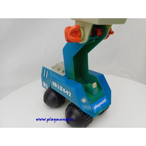 PLAYMOBIL  3557  VEHICULO PLAYMOSPACE EXCAVADORA (AÑO 1982-1986) [5]