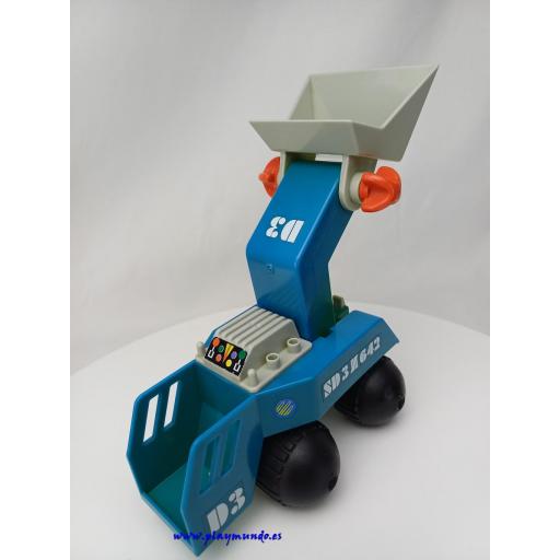 PLAYMOBIL  3557  VEHICULO PLAYMOSPACE EXCAVADORA (AÑO 1982-1986) [7]