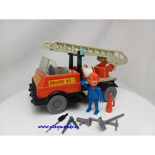 PLAYMOBIL 3236 CAMION DE BOMBEROS (AÑO 1976 - 1978)  [0]