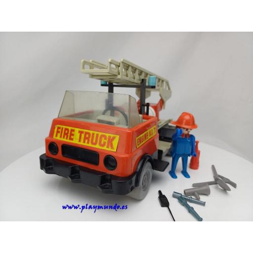PLAYMOBIL 3236 CAMION DE BOMBEROS (AÑO 1976 - 1978)  [2]
