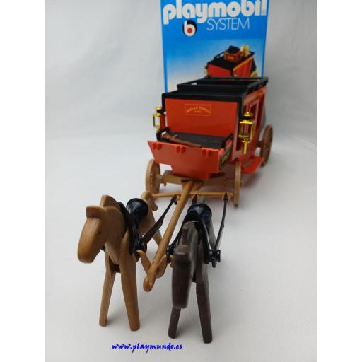 PLAYMOBIL 3245 DILIGENCIA OESTE WESTERN (VERSION 1 - AÑO 1977) [0]