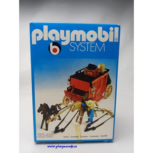 PLAYMOBIL 3245 DILIGENCIA OESTE WESTERN (VERSION 1 - AÑO 1977) [4]