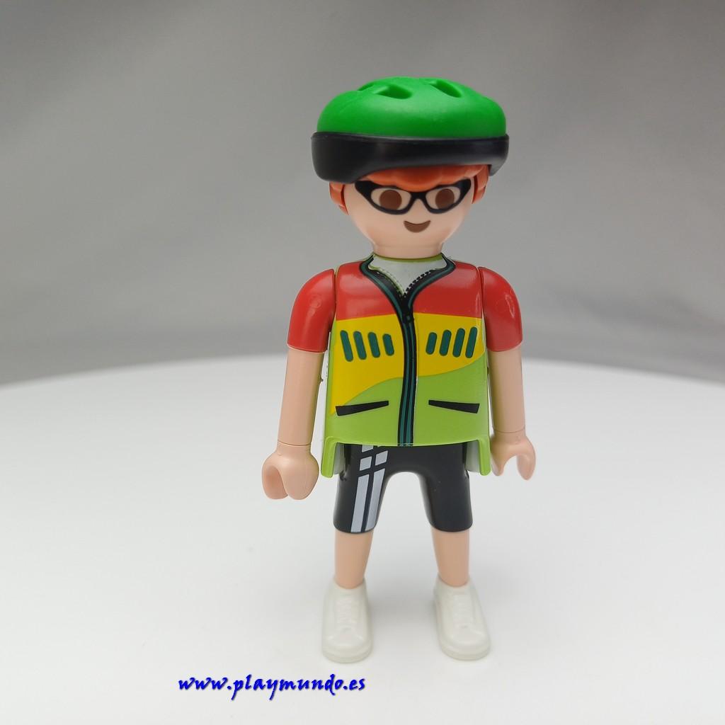 PLAYMOBIL MUÑECO CLICK MOD229 CICLISTA