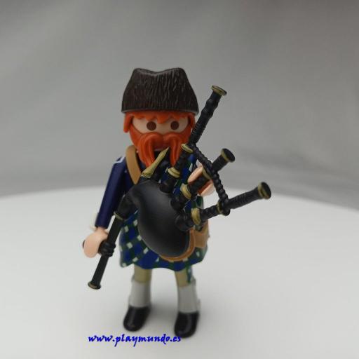 PLAYMOBIL MUÑECO CLICK GAITERO ESCOCES SERIE 18 [0]