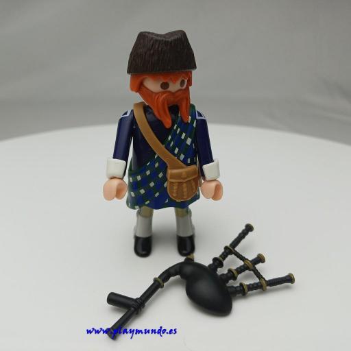 PLAYMOBIL MUÑECO CLICK GAITERO ESCOCES SERIE 18 [1]