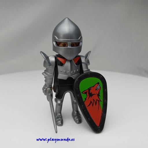 PLAYMOBIL GUERRERO CABALLERO MEDIEVAL MUÑECO CLICK  MOD0974