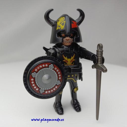 PLAYMOBIL GUERRERO CABALLERO MEDIEVAL MUÑECO CLICK  MOD1036 [1]