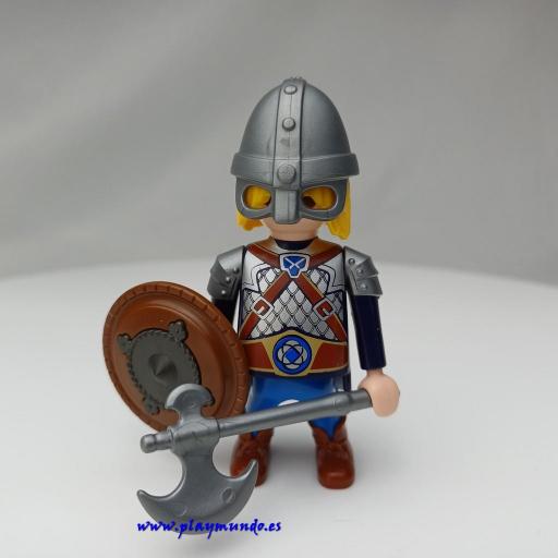 PLAYMOBIL  CABALLERO GUERRERO ENANO MEDIEVAL CC1