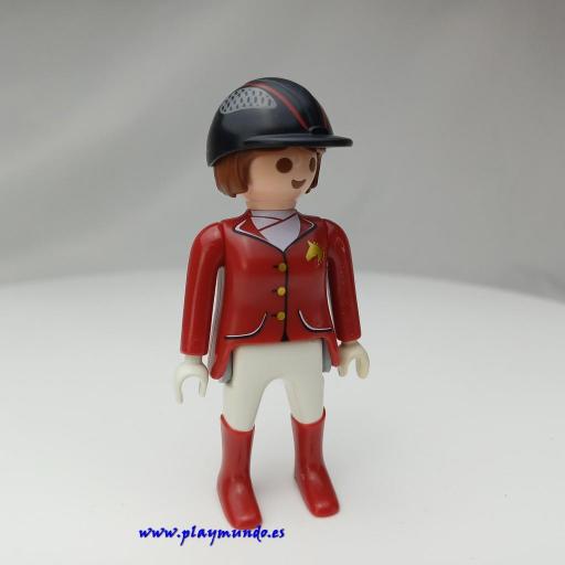 PLAYMOBIL MUJER MUÑECO CLICK HIPICA MOD224 [0]