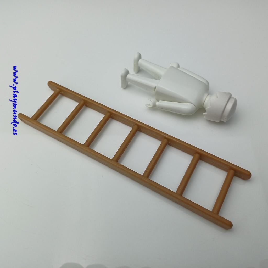 PLAYMOBIL ESCALERA MARRON 7 ESCALONES MEDIEVAL PIRATA GRANJA