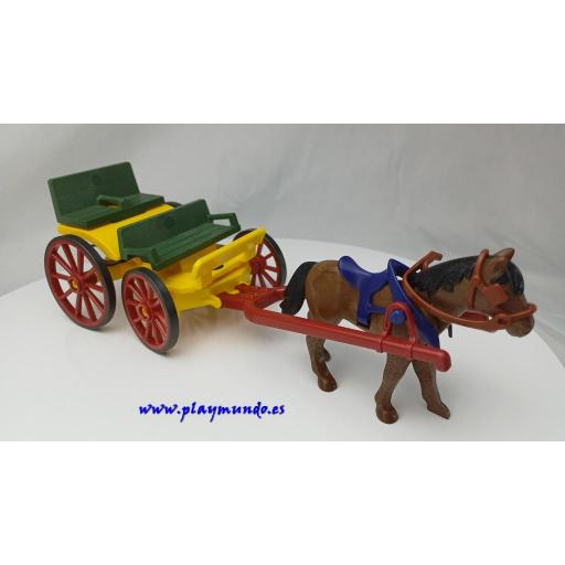 PLAYMOBIL CARRETA DEL OESTE WESTERN CALESA [3]